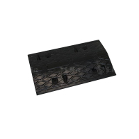 翌嘉YJ5011418 橡胶减速带道路公路汽车停车场限速缓冲橡胶减速带 菱形 500*350*40