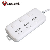 公牛(bull) GN-S1033 3位总控插排插座 全长1.8米*