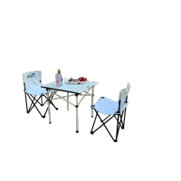 德则户外乐享折叠桌椅三件套 DEZ-ZDZY11