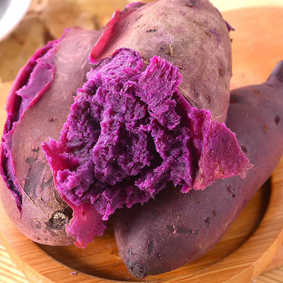 [西沛生鲜]新鲜紫薯 地瓜蔬菜 软糯香甜 净重3斤 大果 单果400-750g