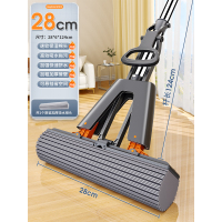 佳帮手海绵拖把家用吸水一拖净胶棉地拖专用墩布神器 28cm+1官方强吸水棉头