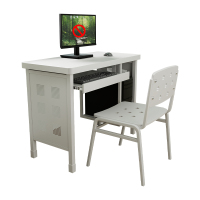 臻远ZYJ-05钢制电脑桌椅组合办公桌椅 一桌一椅