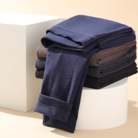 策霸CEBA男士护膝羊毛蚕丝保暖裤温变护腰内穿贴身打底裤男款加肥加大秋裤