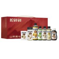 松鲜鲜调味品金标松茸一品鲜山野藏珍礼盒1340g+490ml