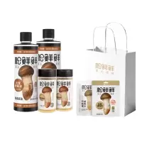 松鲜鲜调味品金标松茸酱油鲜上加鲜双福礼980ml+295g