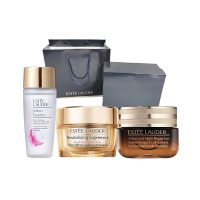 雅诗兰黛(Estee Lauder)套装(樱花水30ml+特润修护眼霜15ml+黛智面霜15ml(面霜清爽滋润随机)