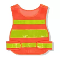 翌嘉YJ4112146 反光背心环卫园林反光马甲施工交通反光衣 葫芦款橙色