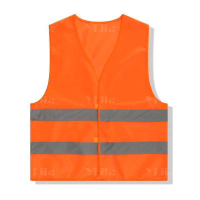 翌嘉YJ4112151 反光背心环卫园林反光马甲施工交通反光衣 普通款橙色