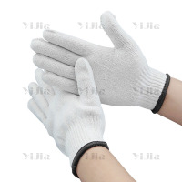 翌嘉YJ40620009棉纱线手套耐磨防滑劳保防护手套 10针