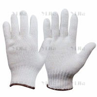 翌嘉YJ40620020棉纱手套七针线手套加厚耐磨防滑劳保手套