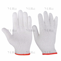 翌嘉YJ40620021棉纱手套七针棉线手套加厚加密耐磨劳保手套