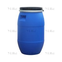 翌嘉YJ40621011法兰桶耐酸碱化工废液桶泔水桶带盖水桶 30L