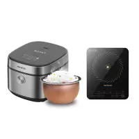 九阳电饭煲F855 4L+九阳电磁炉C22S-SK1