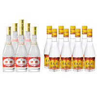 汾酒 黄盖玻汾53度475ml*6瓶非整箱+杏花村42度清香型白酒225ml*8瓶整箱 清香型 日常口粮酒