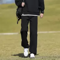 拖地裤男士秋季新款潮牌简约男装裤子大学生型男牛仔裤新塘男装潮