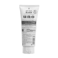 吾诺(UNO)男士炭活净颜洁面膏130g(洗面奶男 去油保湿 深入清 洁)