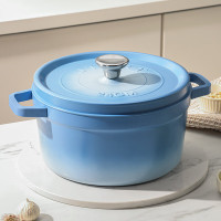 赫曼德 HMD-97110梦之蓝珐琅炖锅