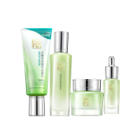 百雀羚 水嫩倍现 至尚套装(洁面95g+水100ml+霜50g+眼部精华15ml)