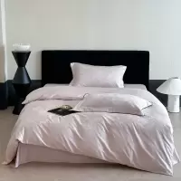 彼加曼 BGM-T2547 100S长绒棉大提花床饰套件-藕粉(被套200*230cm)