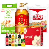 金龙鱼/金沙河/海天粮油调味组合5500ml+11.4kg