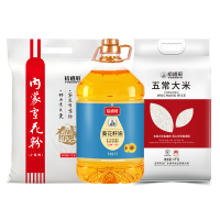 裕道府C套餐20斤+5L(五常大米5kg+内蒙雪花粉5kg+葵花籽油5L)