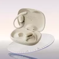 塞那 S-C16S-耳机-米色 蓝牙耳机挂耳式骨传导概念无线开放式运动耳挂耳夹
