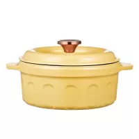 西屋Westinghouse珐琅鲜炖锅WFL-2205T麦芒黄22cm