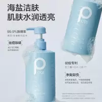 柏缇pote 海盐净透沐浴露505ml+北非雪松蓬松控油洗发露505ml洗沐套装