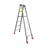 翌嘉 YJ4121148家用折叠伸缩梯室内多功能双面人字梯