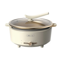 小熊(bear) 5L分体式涮烤电火锅DHG-P50F1 米白色