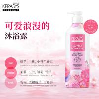 爱敬 科娜洗丝AEKYUNG KeraSys 弹性滋养沐浴露500g(粉色)
