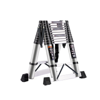 翌嘉 YJ40625069铝合金折叠便携升降梯 4.2+4.2米双面人字梯