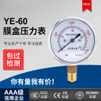 欧帝富(oudiFU)膜盒压力表0-10kpa(带计量合格报告)