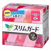 乐而雅花王进口零触感特薄超长量多日用卫生巾25cm19片姨妈巾