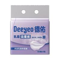 德佑 乳霜纸60抽*5包/提