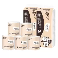 清风卫生纸3层96g*30卷萌宠柔韧系列有芯卷纸A22AGZM
