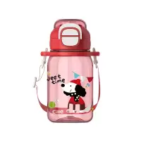 希乐Cille儿童水杯Tritan吸管运动杯小学生一杯双饮用杯户外便携随手杯子