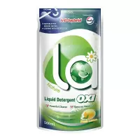 威露士la有氧洗500ml袋装洗衣液除菌除螨500ml(柠檬)