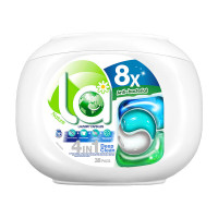 威露士La天然四合一洗衣凝珠38粒除菌持久留香浓缩洗衣液洗衣球 38粒(去渍)