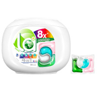 威露士La天然四合一洗衣凝珠38粒除菌持久留香浓缩洗衣液洗衣球 38粒(护色)