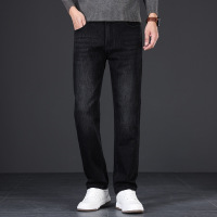秋冬新款轻奢直筒牛仔裤男中老年弹力百搭新疆棉休闲通勤商务男装