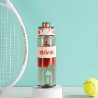 希乐(Cille)Tritan塑料杯男女运动水杯学生上学随手杯大容量吸管杯户外水具户外水壶/水瓶/水杯