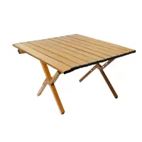 MAKI zaza户外折叠躺椅超轻折叠椅露营装备钓鱼椅便携式办公室午休午睡椅 木纹折叠蛋卷桌(小号)