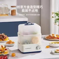 SCHNEIDER施耐德电蒸锅 双层迷你小蒸锅元气早餐小方盒 SWK-XDL01