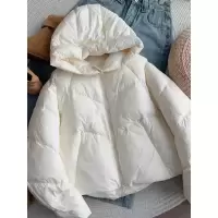 2025年新款冬季时尚简约短款棉服女时尚洋气宽松加厚保暖外套潮