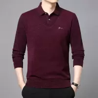 雪貂绒男士假两件毛衣2025冬季新款加绒加厚保暖翻领打底针织衫男