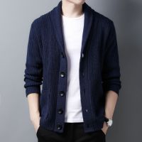 针织开衫男新款秋冬韩版潮流长袖毛衣外穿时尚百搭男士外套_576274