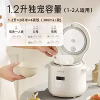 小熊(Bear)电饭煲1-2人家用 升级微压陶瓷油内胆1.2L 升级[微电脑款]DFB-S12E6