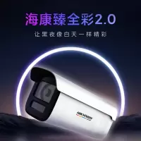 海康威视 网络监控摄像头超清夜视监控器 800万臻全彩2.0警戒对讲 3T87SWDA3-L 焦距:4mm*