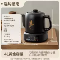 小熊(Bear)中药壶 煎药壶药罐熬药壶文武火变频 4L大容量JYH-S40D1 二煎